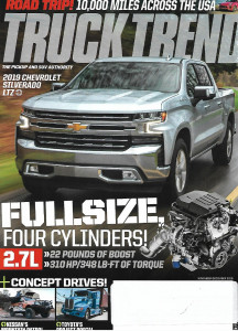 TRUCK TREND 2018 NOV - '19 SILVERADO LTZ, TOYOTA PRJ PORTAL, MOUNTAIN PATROL
